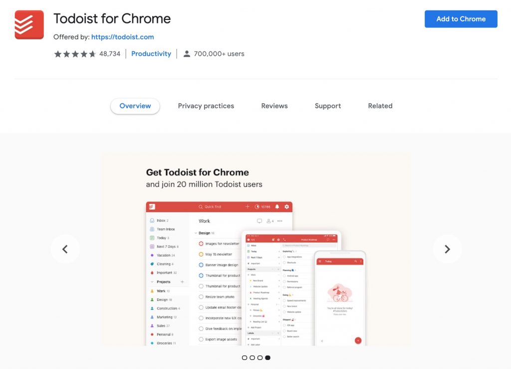 best to do list chrome extension