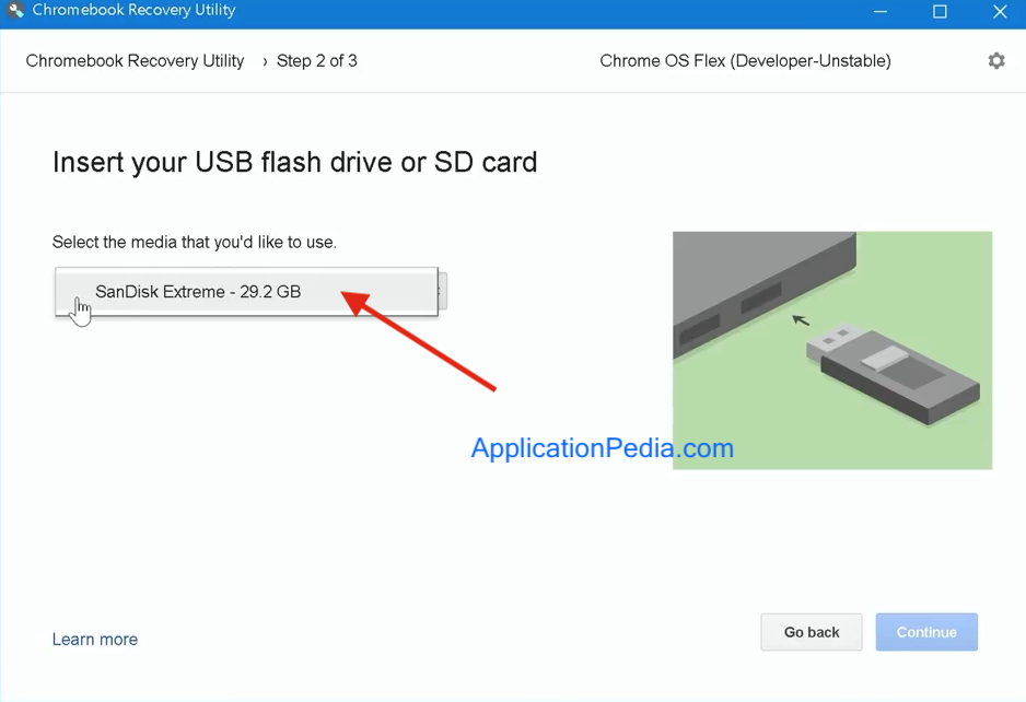 create Chrome OS Flex bootable disk