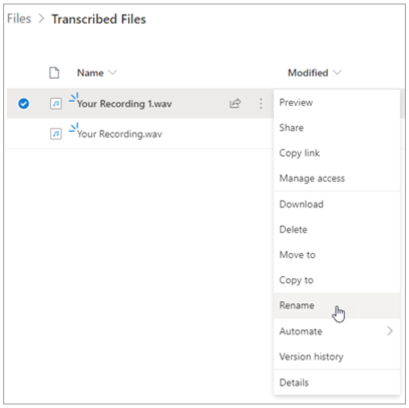 Transcribe Audio to Text 
