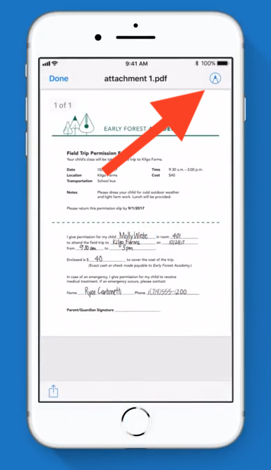 Sign a Document on Your iPhone