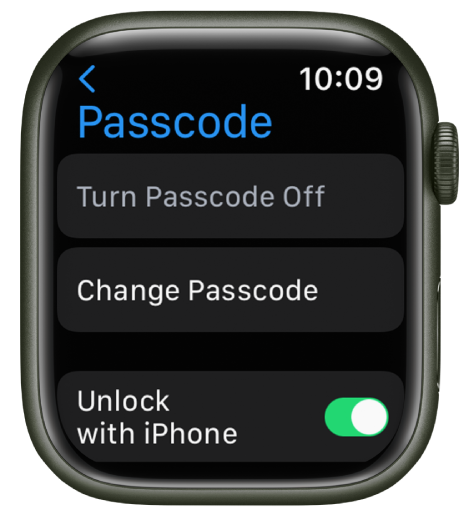 Change Passcode on Apple Watch